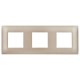 SKANDY Рамка 3-местная SK-F03Sa песочный  SK-M32-K98  IEK