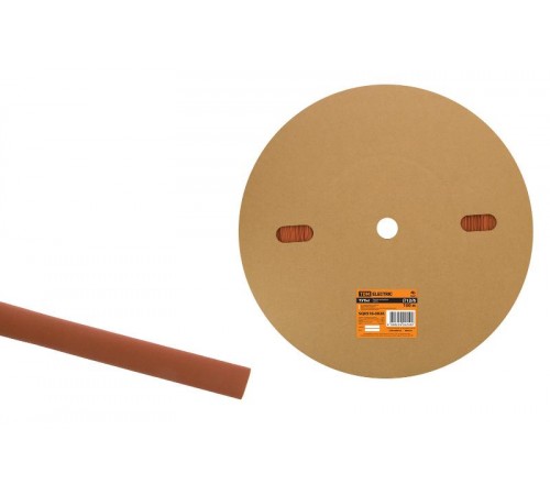 Термоусаживаемая трубка ТУТнг 12/6 красная (100 м/ролл)   SQ0518-0026  TDM