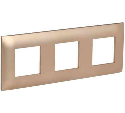 SKANDY Рамка 3-местная SK-F03Sa песочный  SK-M32-K98  IEK