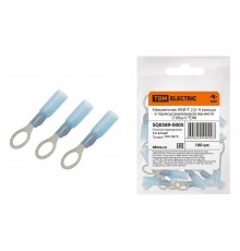 Наконечник НКИ-Т 2,5-4 кольцо в термоусаживаемой манжете (100шт)  SQ0589-0005  TDM