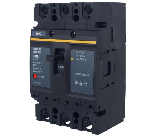 Выкл. авт. ВА88-35 3Р 250А 35кА MASTER IEK  SVA30-3-0250-02  IEK