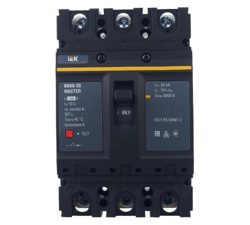 Выкл. авт. ВА88-35 3Р 250А 35кА MASTER IEK  SVA30-3-0250-02  IEK
