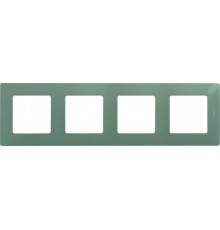 Etika Светлая галька Рамка 4-ая  672524  Legrand