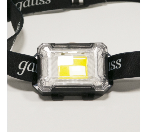 Фонарь налобный GFL304 3W 180lm 3xAAA LED 1/12/60  GF304  Gauss
