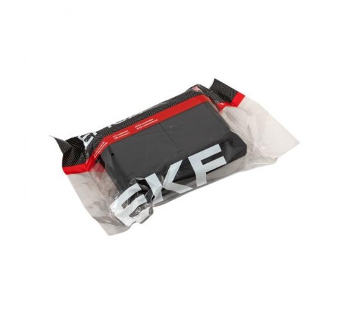 Механизм розетки двойной, 16А, IP44, с заземлением, со шторками, с рамкой, с крышками, чёрный Эпика EKF  UP1-SOB-211-44  EKF