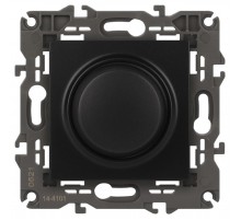 14-4101-05 Светорегулятор поворотно-нажимной, 400ВА 230В, IP20, Эра Elegance, антрацит  Б0034344  ЭРА