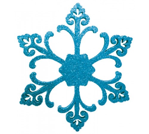 Елочная фигура "Снежинка "Морозко", 66 см, цвет синий  502-372  NEON-NIGHT