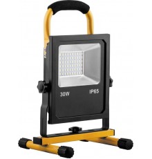 Прожектор светодиодный LL-913, Прожектор светодиодный с зарядным устройством 30W, 6400K, 60*SMD5730, IP65, 215*185*350 мм  32089  FERON