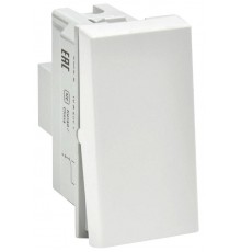 PRIMER ВК4-11-00-П Выкл. прох. одноклав. (1 модуль) белая  PR-KK40D-VPO-2-1-K01  IEK