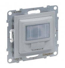 SUNO Датчик движения 180° 250Вт без нейтрали.C ручным управлением. Цвет "Алюминий"  721376  Legrand