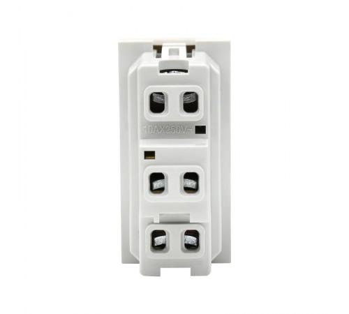 PRIMER ВК4-11-00-П Выкл. прох. одноклав. (1 модуль) белая  PR-KK40D-VPO-2-1-K01  IEK