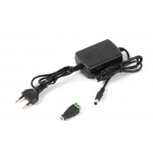 Mollusk-VR 12/2 источник питания 12В, 2А. Сетевой диапазон 110-245В провод с вилкой  8834  Бастион