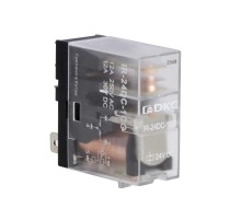 Одиночное реле, 1 перекидной контакт, 24 В DC  IR-24DC-1CO  DKC