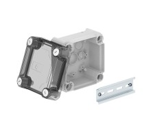 Коробка распределительная T60, 114x114x57 мм, сплош. стенка, выс. прозрач. крышка (T 60 OE HD TR)  2007770  OBO Bettermann