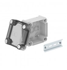 Коробка распределительная T60, 114x114x57 мм, сплош. стенка, выс. прозрач. крышка (T 60 OE HD TR)  2007770  OBO Bettermann