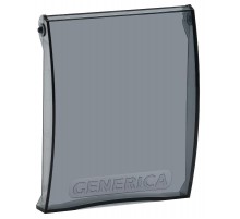 Дверца для корпуса пластикового ЩРН(В)-П-4 GENERICA  MKP10D-DV-04-K08-G  Generica