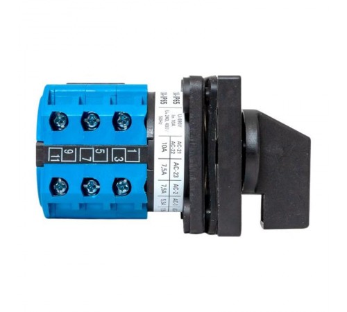 Переключатель кулачковый ПК-1-64 10А для вольтметра IP65  pk-1-64-10-65  EKF
