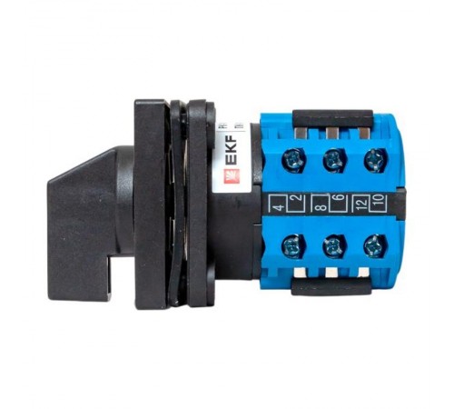 Переключатель кулачковый ПК-1-64 10А для вольтметра IP65  pk-1-64-10-65  EKF