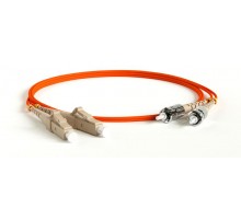 Патч-корд FC-D2-62-LC/PR-ST/PR-H-15M-LSZH-OR волоконно-оптический (шнур) MM 62.5/125, LC-ST, 2.0 мм, duplex, LSZH, 15 м  240118  Hyperline