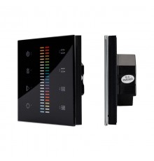 Панель Sens SR-2830C-AC-RF-IN Black (220V,RGB+CCT,4зоны)  019062  Arlight