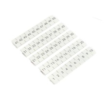 Маркировка для клемм 2.5 UT 1-50 scr-ut-mrk-2,5-1-50  EKF