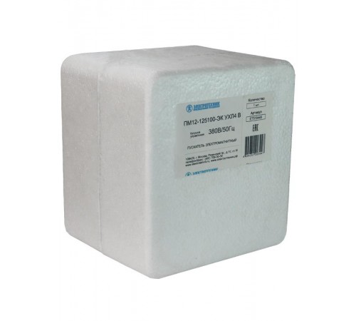 ПМ12-125100-ЭК УХЛ4 В, 380В/50Гц, 4з+2р, 125А, нереверсивный, без реле, IP00, пускатель электромагнитный (ЭТ)  ET516445  Электротехник