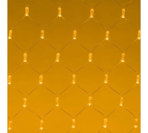 Светодиодная гирлянда ARD-NETLIGHT-CLASSIC-2000x1500-CLEAR-288LED Yellow (230V, 18W)  024682  Arlight