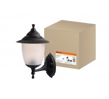 Светильник садово-парковый Прага Эл-11-71 60 Вт Е27 настенный вверх черный  SQ0330-0501  TDM