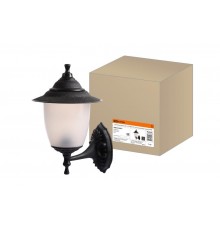 Светильник садово-парковый Прага Эл-11-71 60 Вт Е27 настенный вверх черный  SQ0330-0501  TDM