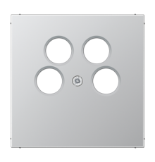 Крышка для SAT-TV-розетки; алюминий AL2990-4SAT2 Jung
