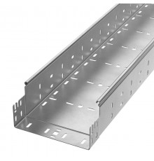 Лоток перфорированный Профи INOX (AISI 304) 200х100x3000 (1,0 мм) (6 м/уп)  PR16.13328  Промрукав
