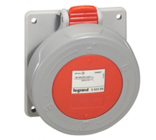 Розетка встр. 16А 3К+H+З 380В IP67  555389  Legrand