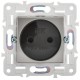 SKANDY Розетка без з/к с з/ш 10А SK-R01N никель  SK-R13-10-K50  IEK