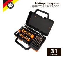 Набор отверток для точных работ KRANZ 31 предмет KR-12-4778  Kranz