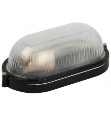 Светильник  НБП 04-60-001 Акватермо алюминий/стекло IP54 E27 max 60Вт 212х105 овал черный   Б0063879  ЭРА