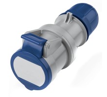 Розетка кабельная с безвинтовыми клеммами IP44 16A 2P+E 230В  DIS3131643P  DKC