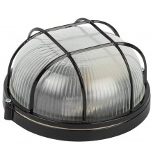 Светильник  НБП 03-60-002 Акватермо алюминий/стекло решетка IP54 E27 max 60Вт D176 круг черный   Б0063862  ЭРА