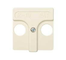 Simon 27 Накладка на розетку телевизионную R-TV+SAT, широкий модуль, S27, слоновая кость  27097-31  Simon