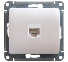 Glossa Перламутр Розетка компьютерная RJ45 кат.5E  GSL000681K  SE