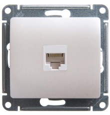 Glossa Перламутр Розетка компьютерная RJ45 кат.5E  GSL000681K  SE