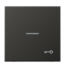 Клавиша для контрольного выключателя с подсветкой и символом "замок"; антрацит  AL2990KO5TAN  Jung