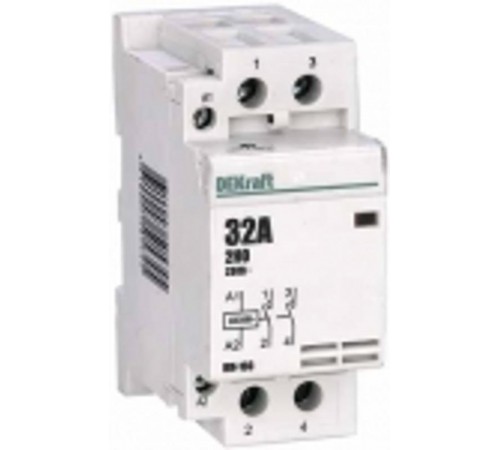 Контактор модульный 2НО 32А 230В МК-103  18071DEK  DEKraft