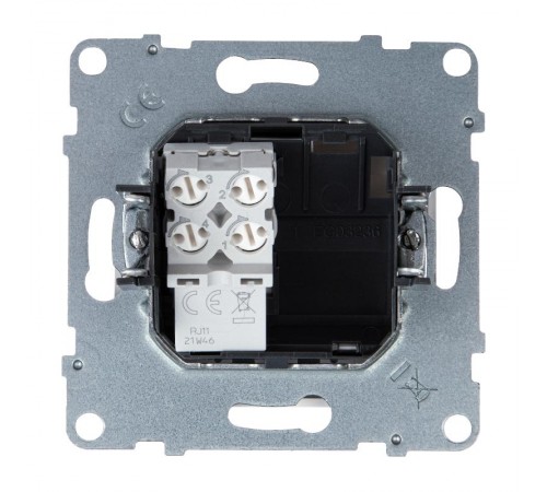 SUNO Телефонная розетка RJ11 одиночная. Цвет "Белый"  721161  Legrand