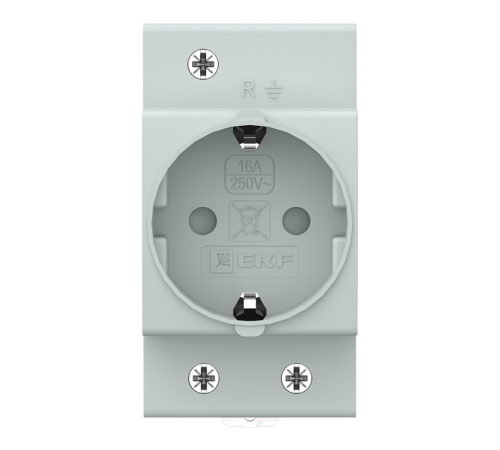 Розетка на din-рейку РДЕ-47 16А (под евро вилку с заземлением) PROxima  RDE4716  EKF