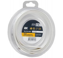 Трубка термоусадочная ТТУ нг-LS 10/5 белая (2м/упак) IEK  UDR12-010-005-002-K01-T  IEK