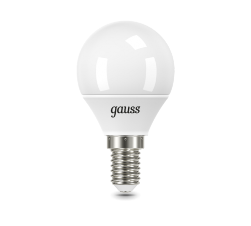 Лампа светодиодная Шар 6.5W 550lm 6500K E14 LED 1/10/100  105101307  Gauss