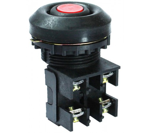 ВК30-10-11110-54 У2, красный, 1з+1р, цилиндр, IP54, 10А. 660В, выключатель кнопочный (ЭТ)  ET052700  Электротехник