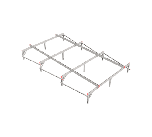 Опорная конструкция для установки оборудования TECHNORAPTOR 2500х4000  KM-TR-SSEI-2500-4000  КМ - профиль