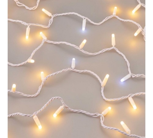Светодиодная гирлянда ARD-STRING-CLASSIC-10000-WHITE-100LED-MILK-FLASH Warm (230V, 7W) (Ardecoled, IP65)  031205  Arlight