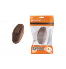 Выключатель на шнур 6А 250В ЭКО бук/венге  SQ1806-0223  TDM